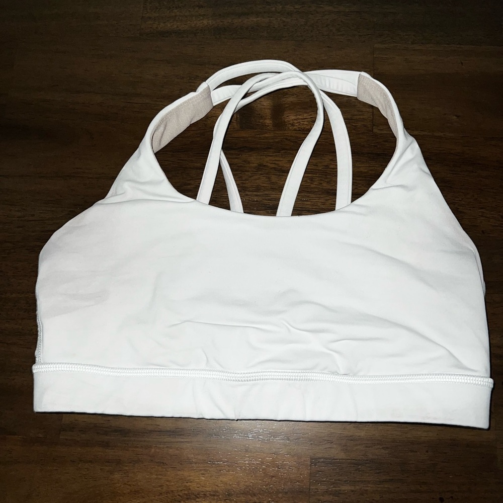 Lululemon Athletica White Sports Bra